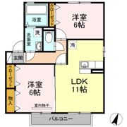 シーゲルSugu A棟の間取り画像
