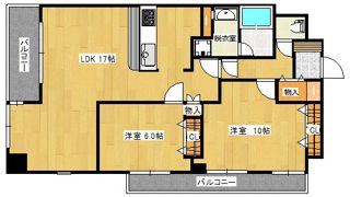 ファーネスト西新の間取り画像
