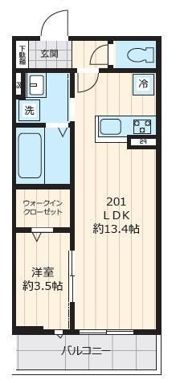 グリシーヌの間取り画像