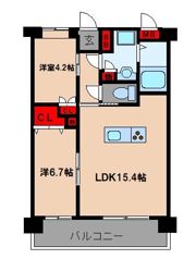 アイリーフ大楠の間取り画像