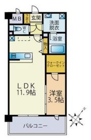 SYKプレミール東那珂の間取り画像