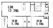 ロイズ・プレシア多々良東の間取り画像
