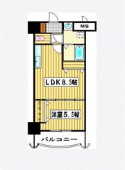 ロイヤル天神東の間取り画像