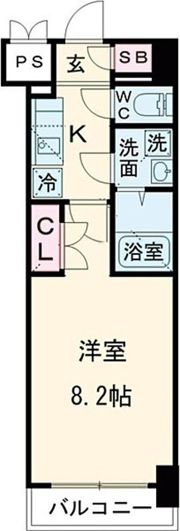 アクタス桜坂レノアの間取り画像