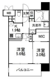 エンクレスト天神AVANTの間取り画像