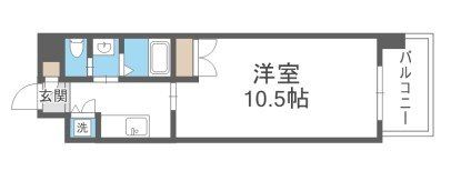 エンクレスト天神WINGの間取り画像