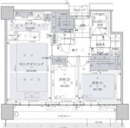 グランドメゾン福岡 The Central Luxeの間取り画像