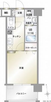 エンクレスト藤崎の間取り画像