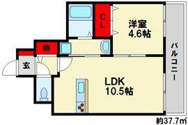 エスポワール参番館の間取り画像