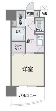 CAVANA天神の間取り画像