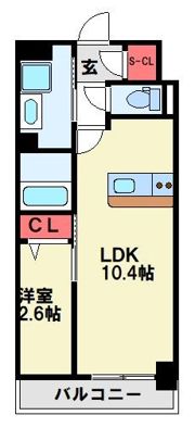 アビターレ博多の間取り画像