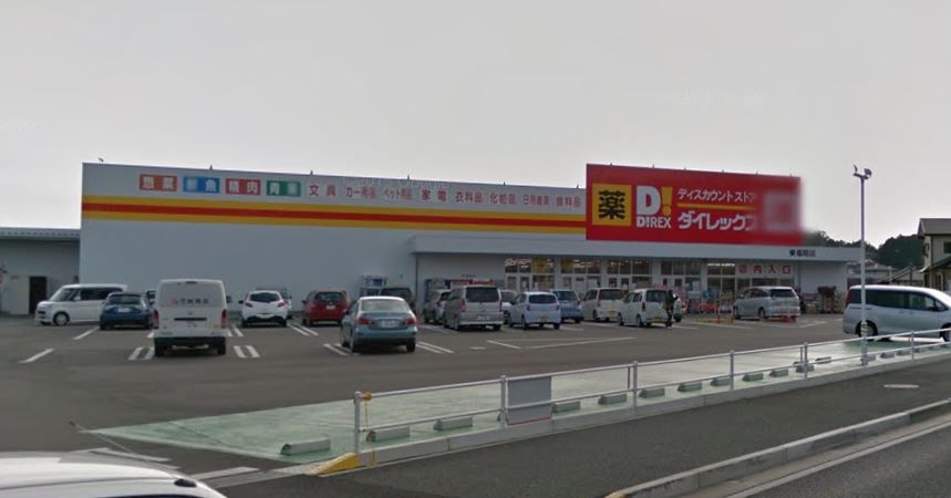 近くのダイレックスまで800m（徒歩10分）