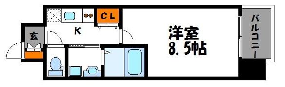 ウインステージ平尾の間取り画像