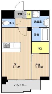 LIBTH西新IIIの間取り画像
