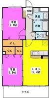 ソシアハイネスIIの間取り画像