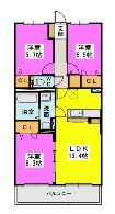 ステラ山口の間取り画像