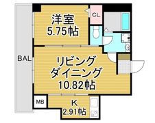 マルコビル平尾の間取り画像