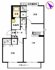 シャーメゾン大橋の間取り画像