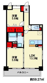 シグレア下大利の間取り画像