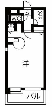 サンセーヌ大名の間取り画像