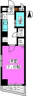 パークハイム大濠の間取り画像