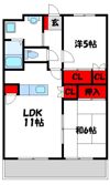 ブルーパレスナカノかべぬりの里の間取り画像
