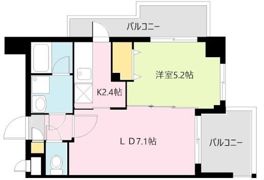 ニューガイアリルーム港No.72の間取り画像