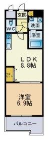 ビュー博多の間取り画像
