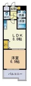 ビュー博多の間取り画像