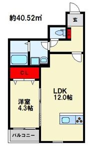 日の出パラシオの間取り画像