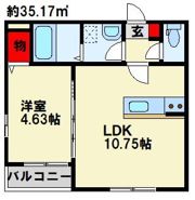 サニーガーデン春日大通りの間取り画像