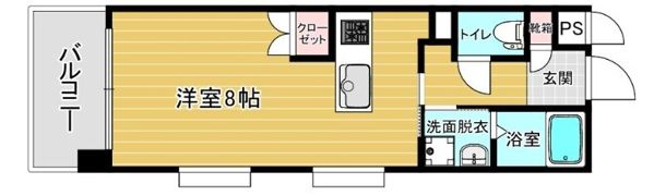 リファレンス天神の間取り画像