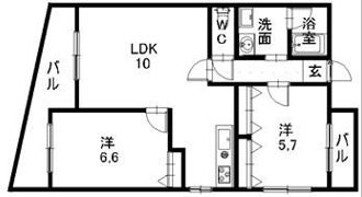 ROOX高宮の間取り画像