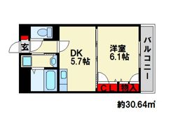 エレガンス井尻の間取り画像