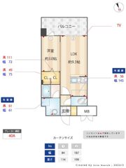 カミノレアル箱崎宮前の間取り画像