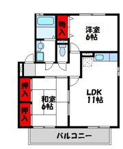 タッチアネックスCの間取り画像