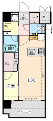 ミスモ天神の間取り画像