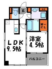 ベイシック薬院の間取り画像