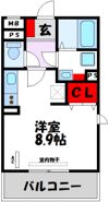 メゾンQの間取り画像