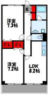 アブニール新宮IIの間取り画像