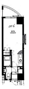マーレタワー天神の間取り画像