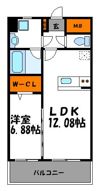 ゲニウス高砂の間取り画像