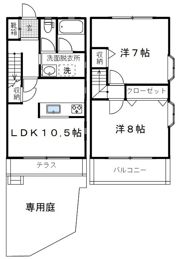 レインボーヒル井乃浦の間取り画像