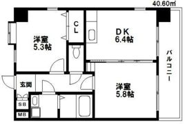 ウイングコートC館の間取り画像