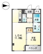クレシア姪浜の間取り画像
