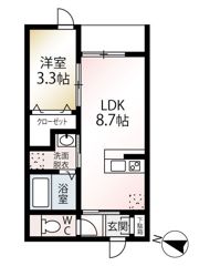 スペリオール二日市の間取り画像