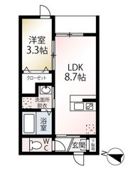 スペリオール二日市の間取り画像