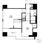 アクタス渡辺通パークシティの間取り画像