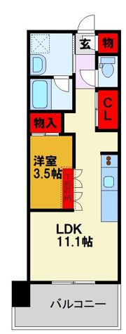 LINO高宮の間取り画像