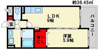 Amix・K（アミックス・ケー）の間取り画像